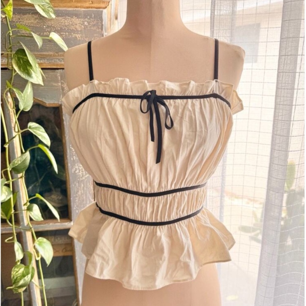 Coquette Feminine Top Boho Festival Whimsygoth Fairy Japna Large Ciao Lucia